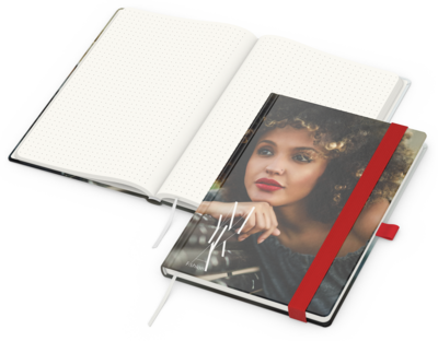 Match-Book green+blue, A5, Punktraster, Natura Rec