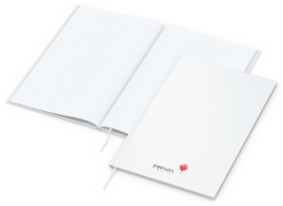 Memo-Book Bestseller inkl. Siebdruck-Digital, A4, 