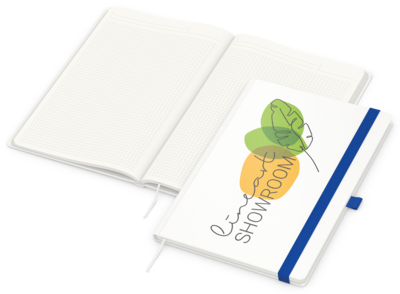 Match-Book green+blue Cover-Star Recycling-Matt A4