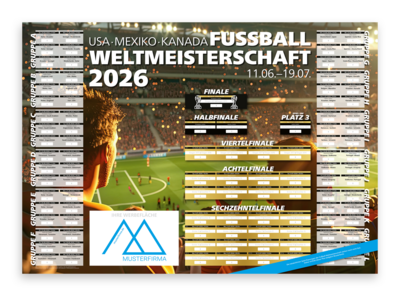 WM-Planer Bestseller, plano, Motiv C – „Stadionemo