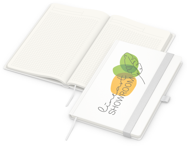 Match-Book green+blue Cover-Star Recycling-Matt A5