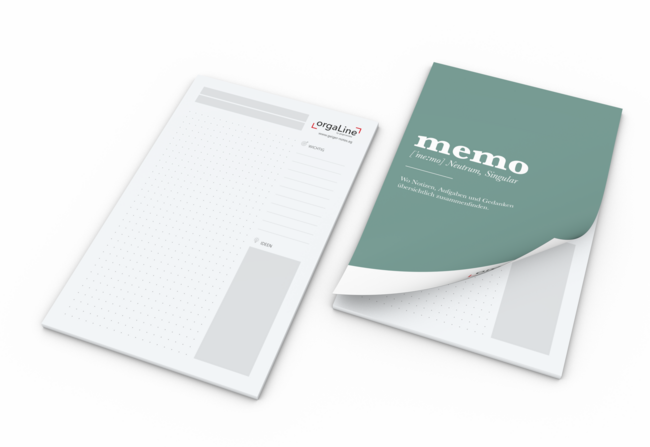 orgaLine Memo Bestseller