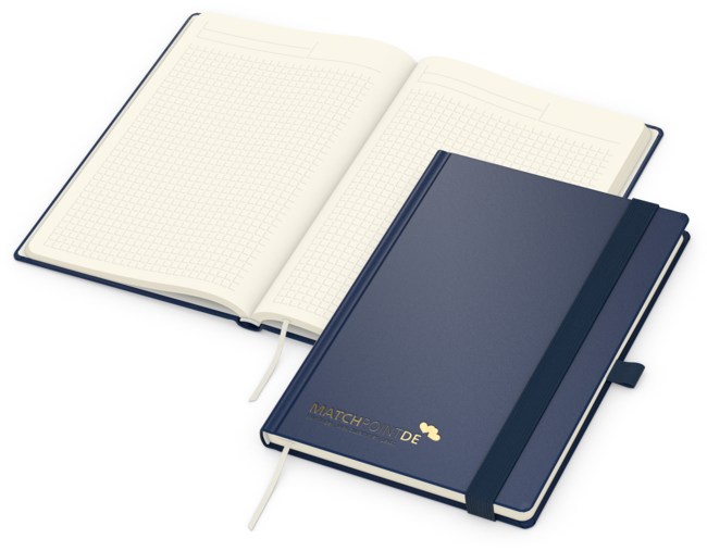Vision-Book Creme Bestseller A5, dunkelblau inkl. 