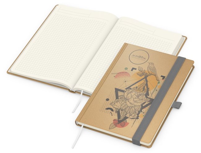 Match-Book Creme Bestseller Natura braun A5, silbe