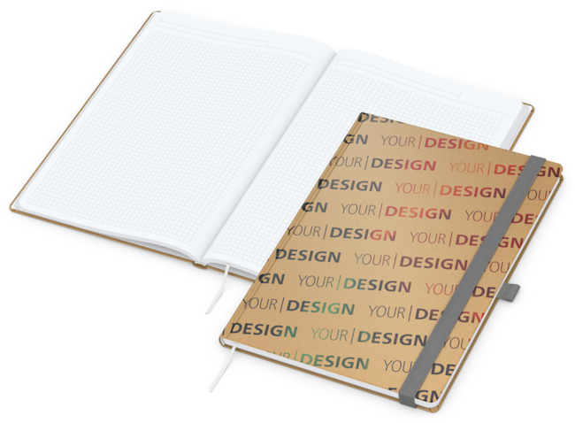 Match-Book White Bestseller Natura braun A4, silbe