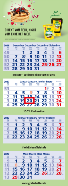 Quadro Light 4, Deutsch hellblau/rot