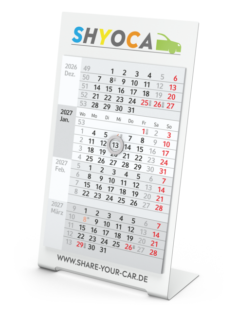 Desktop 4 Color, 2 Jahre, weiß