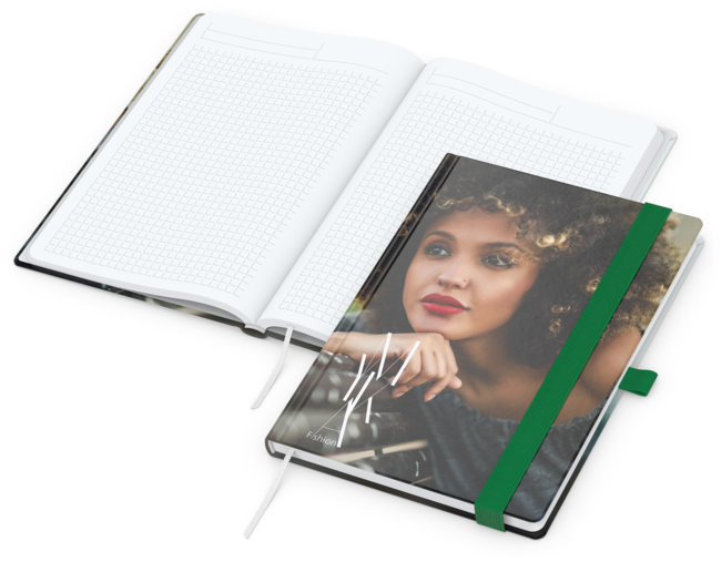 Match-Book White Bestseller Cover-Star matt A5, gr
