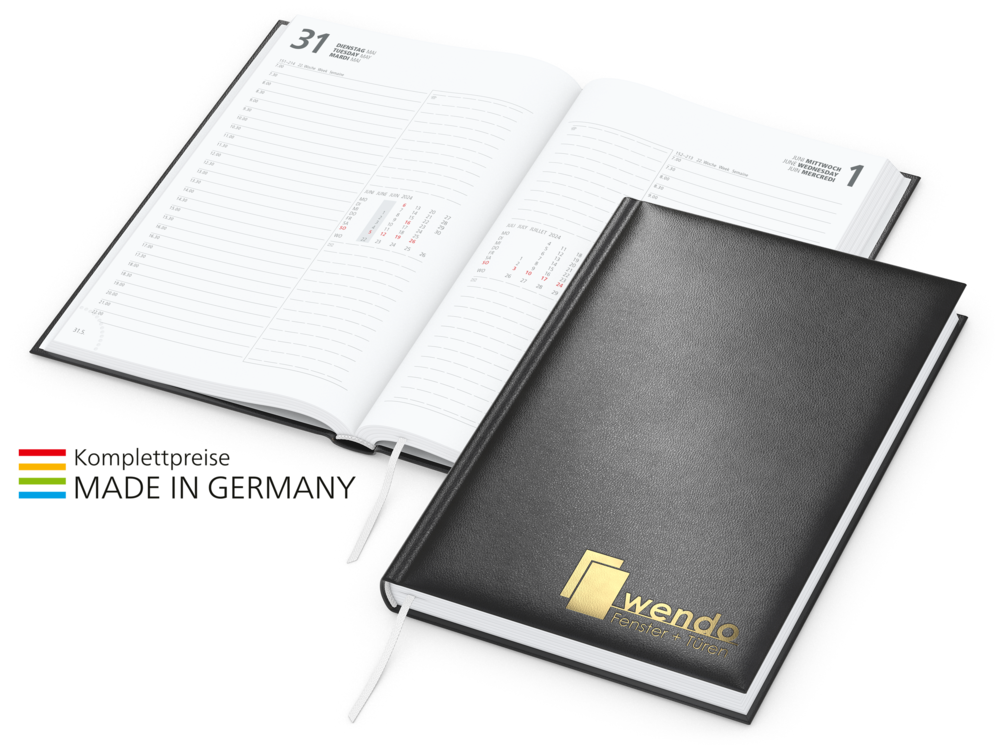 Image bestseller, schwarz inkl. Goldprägung