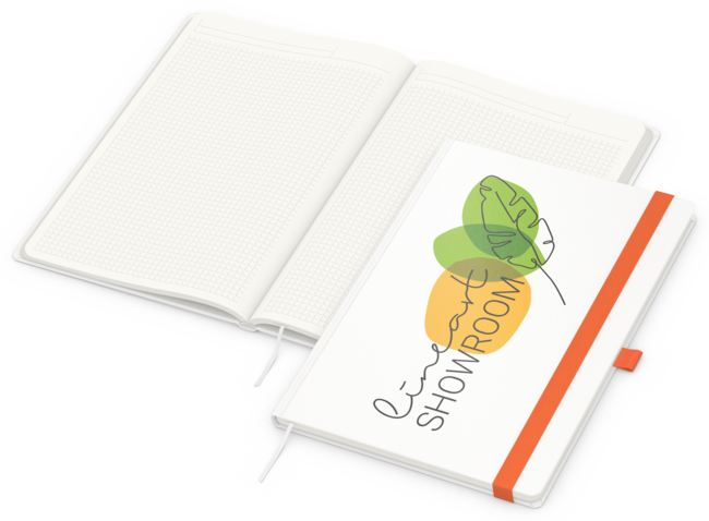 Match-Book green+blue, A4, Winkelkaro, Cover-Star 