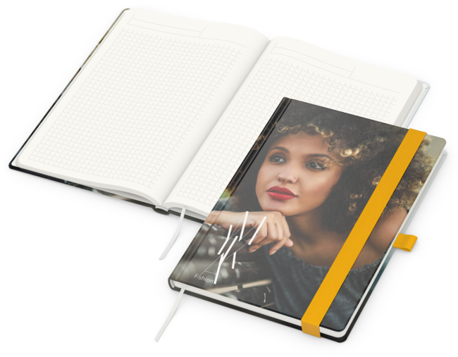 Match-Book White green+blue Natura Recycling A5, g