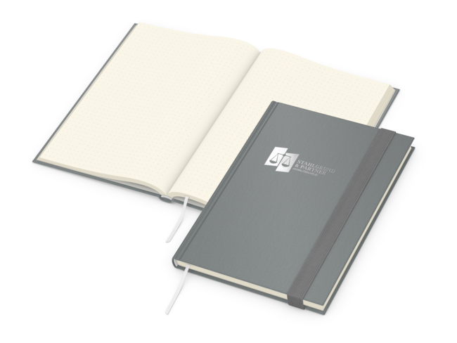 Visco-Book A5 Bestseller, Punktraster, Creme, hell