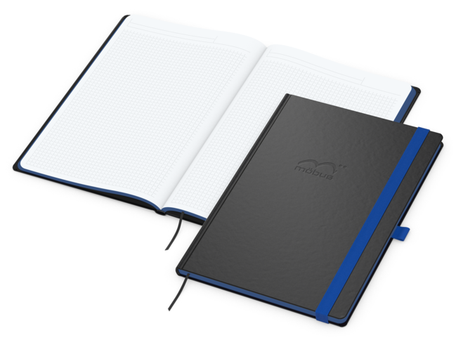 Color-Book Bestseller inkl. Prägung A4, mittelblau