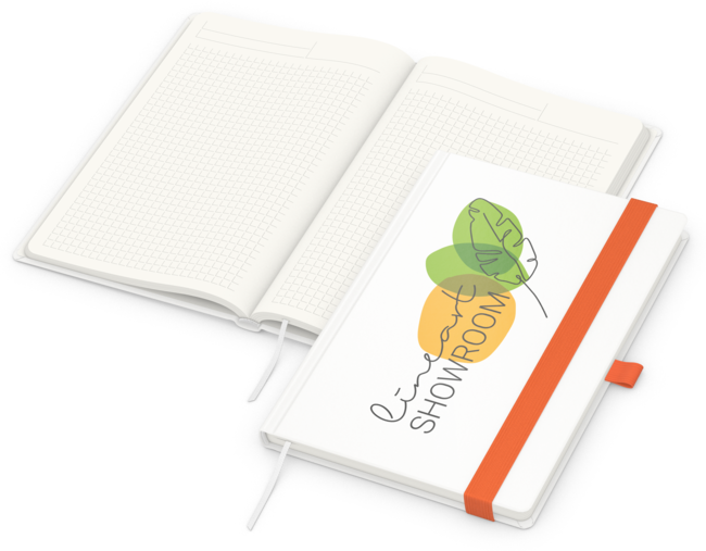 Match-Book green+blue Cover-Star Recycling-Matt A5