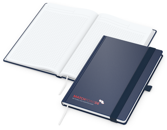 Vision-Book White Bestseller A5, blau