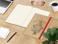 Match-Book Natura Bestseller, A4, Winkelkaro, Crem