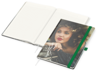 Match-Book White green+blue Natura Recycling A4, g