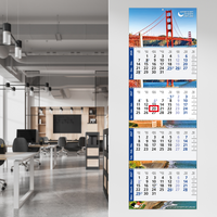 Quadro Wire-O 4, Deutsch Design hellgrau/blau