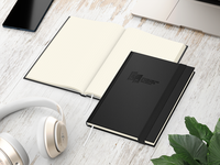 Visco-Book A5 Bestseller, Punktraster, Creme, schw
