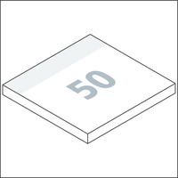 Basic 100 × 97, 50 Blatt
