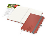 Organic-Book A5 green+blue inkl. Blindprägung, Win
