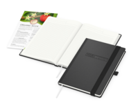Organic-Book green+blue, schwarz, Info-Beileger in