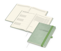 orgaLine Mainbook Bestseller, Creme, grün