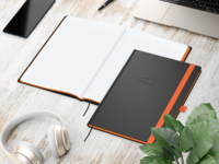 Color-Book Bestseller inkl. Prägung A4, orange