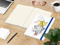 Match-Book Natura Bestseller, A4, Winkelkaro, Crem