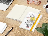 Match-Book Natura Bestseller, A5, Winkelkaro, Crem