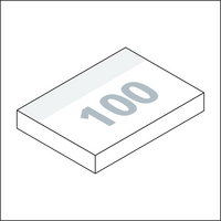 Basic 100 × 72 Bestseller, 100 Blatt