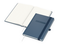 Organic-Book A5 green+blue inkl. Blindprägung, Pun