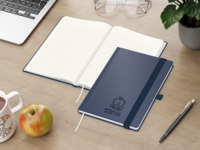 Organic-Book A5 green+blue inkl. Blindprägung, Win