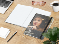 Match-Book White Bestseller, A4, Cover-Star gloss-