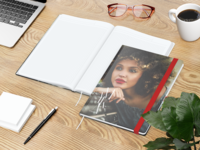 Match-Book White Bestseller Cover-Star gloss A4, r