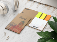 Berlin, Brillantmarker, Naturkarton braun-individu