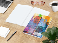 Flexx-Book Bestseller, A4, Winkelkaro, Polychrome 
