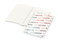 Copy-Book White green+blue A5