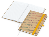 Match-Book White Bestseller Natura braun A5, gelb