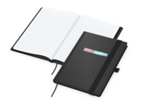 Black-Book A5 green+blue inkl. Siebdruck-Digital