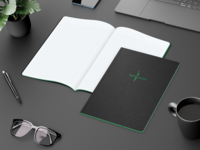 Tablet-Book Slim Bestseller A4, grün