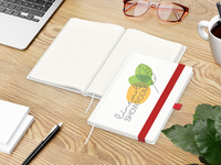 Match-Book green+blue, A5, Winkelkaro, Cover-Star 