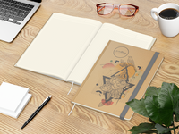 Match-Book Natura Bestseller, A4, Winkelkaro, Crem