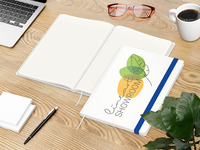 Match-Book green+blue, A4, Winkelkaro, Cover-Star 