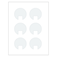 Datum-Motivsticker für Einblatt-Monatskalender