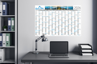 Whiteboard, blau