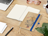 Match-Book Natura Bestseller, A5, Winkelkaro, Crem