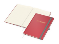 Vision-Book Bestseller, A4, Winkelkaro, Creme, rot