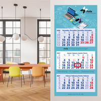 Maxi Light 3, Deutsch hellblau/rot