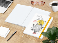 Match-Book Natura Bestseller, A4, Winkelkaro, Whit
